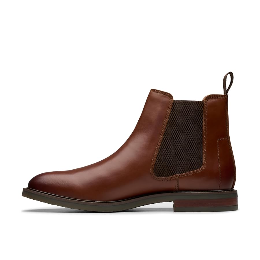 Clarks Men’s レザーブーツJaxen Chelsea Amazon.com | Clarks Men's Jaxen Easy Chelsea Boot, Tan