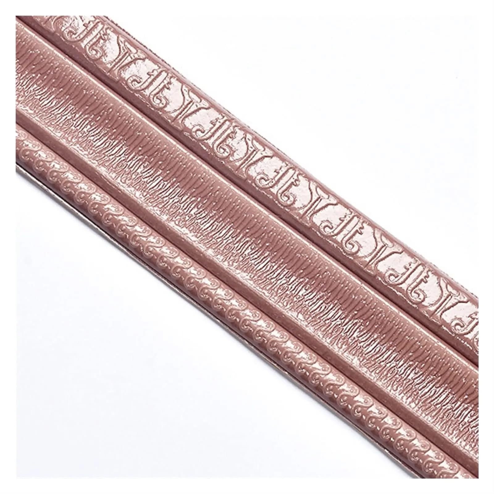 Yxinaer 1Pcs-04 Dado Rail Self Adhesive Wallpaper Border Sticker Wall Trim Line Baseboard Pvc Edge Banding Waterproof(1Pcs-04)