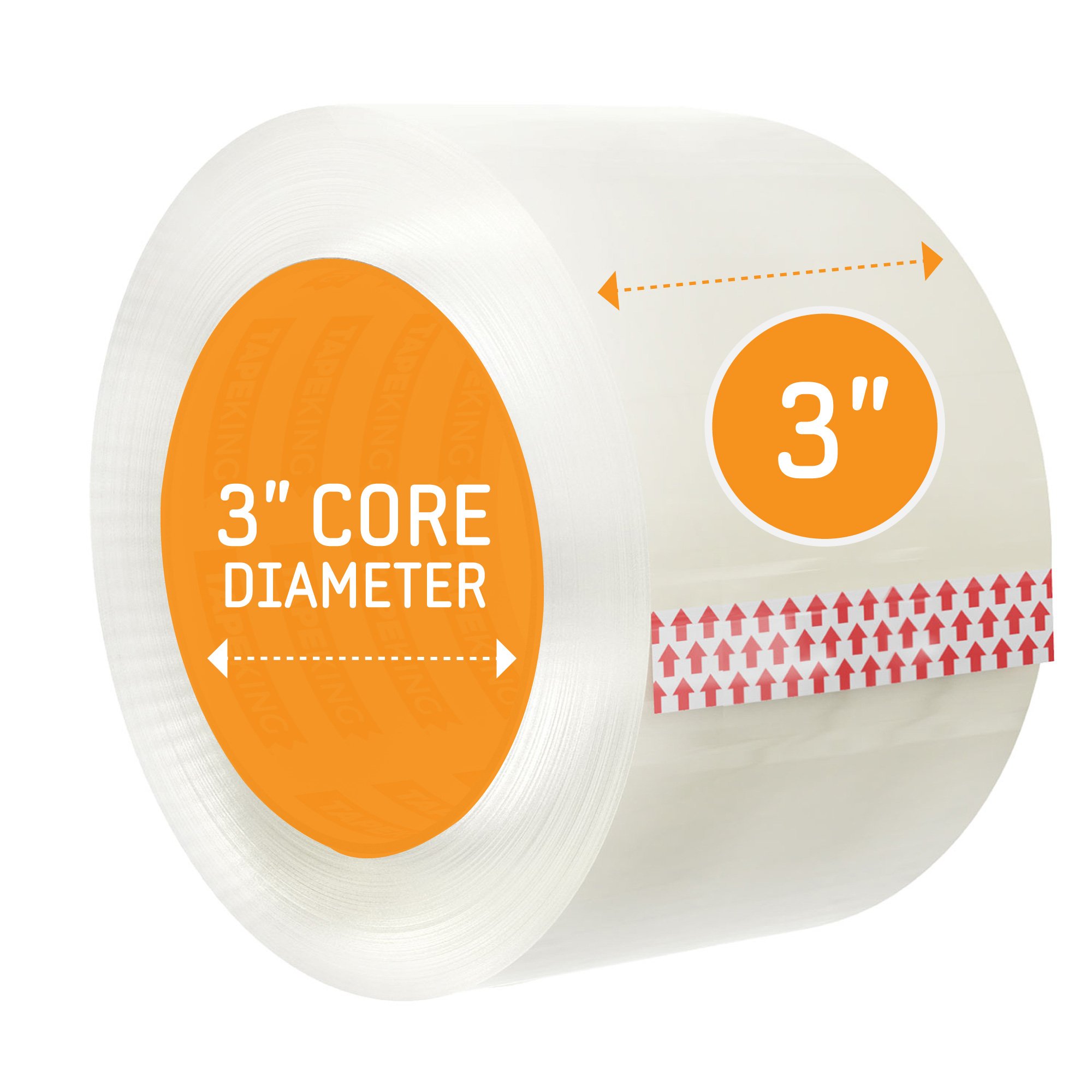 Lot De 24 Rouleaux De Ruban Adhésif Vert 3 X 110 Yards (2 Mil) - Pour Cartons, Déménagement