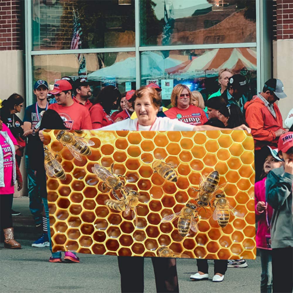 Flagge / Fahne Frühling Bienen Honig 90 x 150 cm