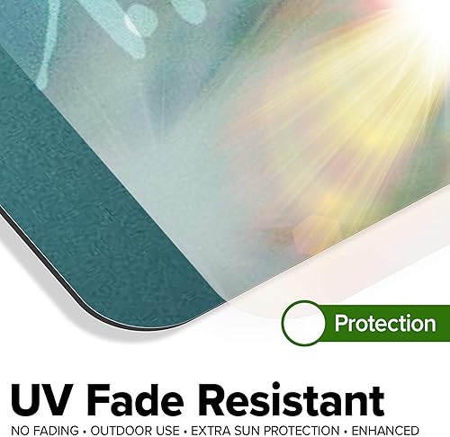 Miniatura 126 de My Sign Center - Letrero personalizado, 11 colores de fuente, 13 estilos de fuente, 4 opciones de agujero, 22 tamaños, 8 x 32 pulgadas, sin óxido,