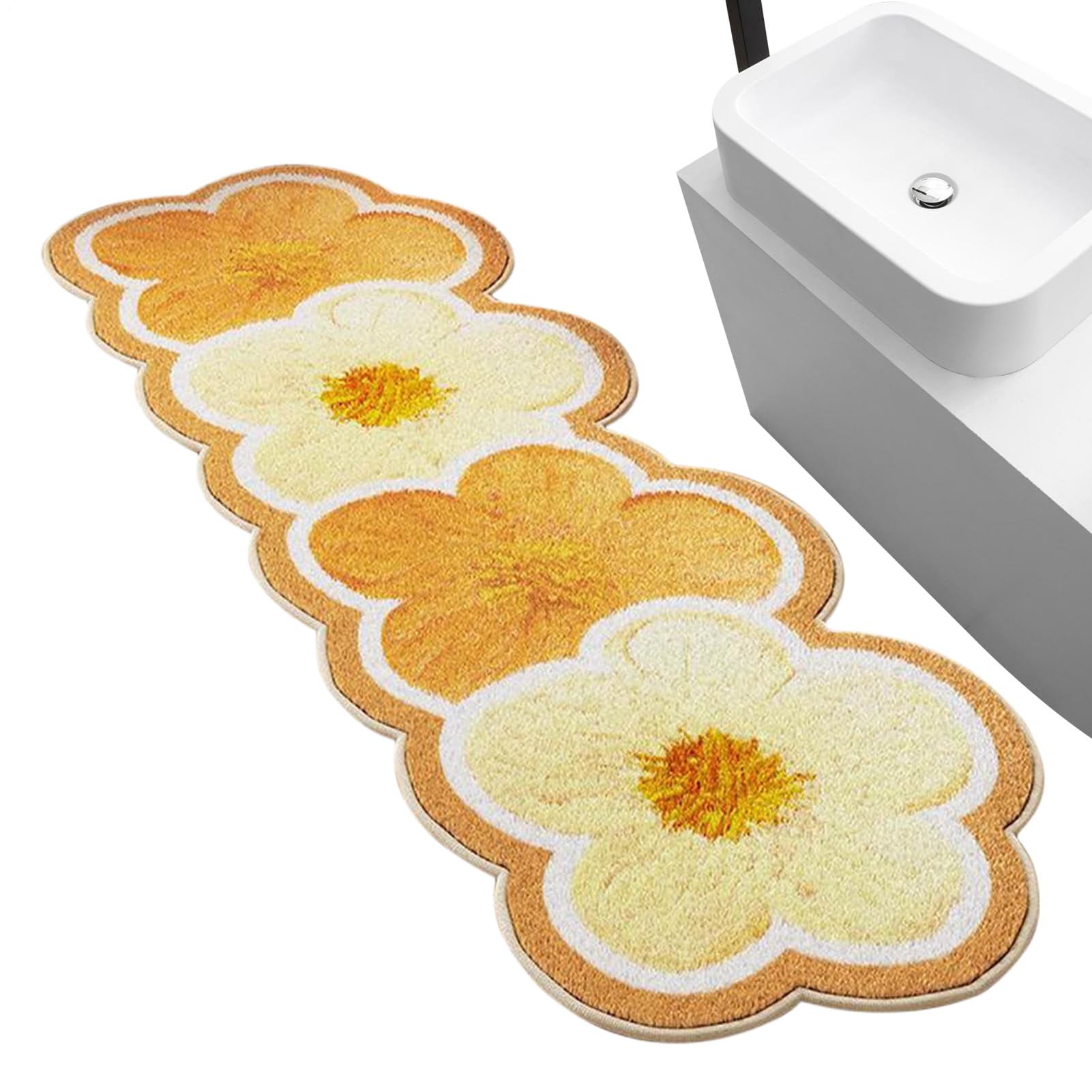 Alfombra floral para salón y dormitorio que alegra tu hogar