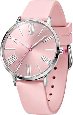 Bisley Women Watch Roman Numerals Easy to Read Analog Waterproof Watch