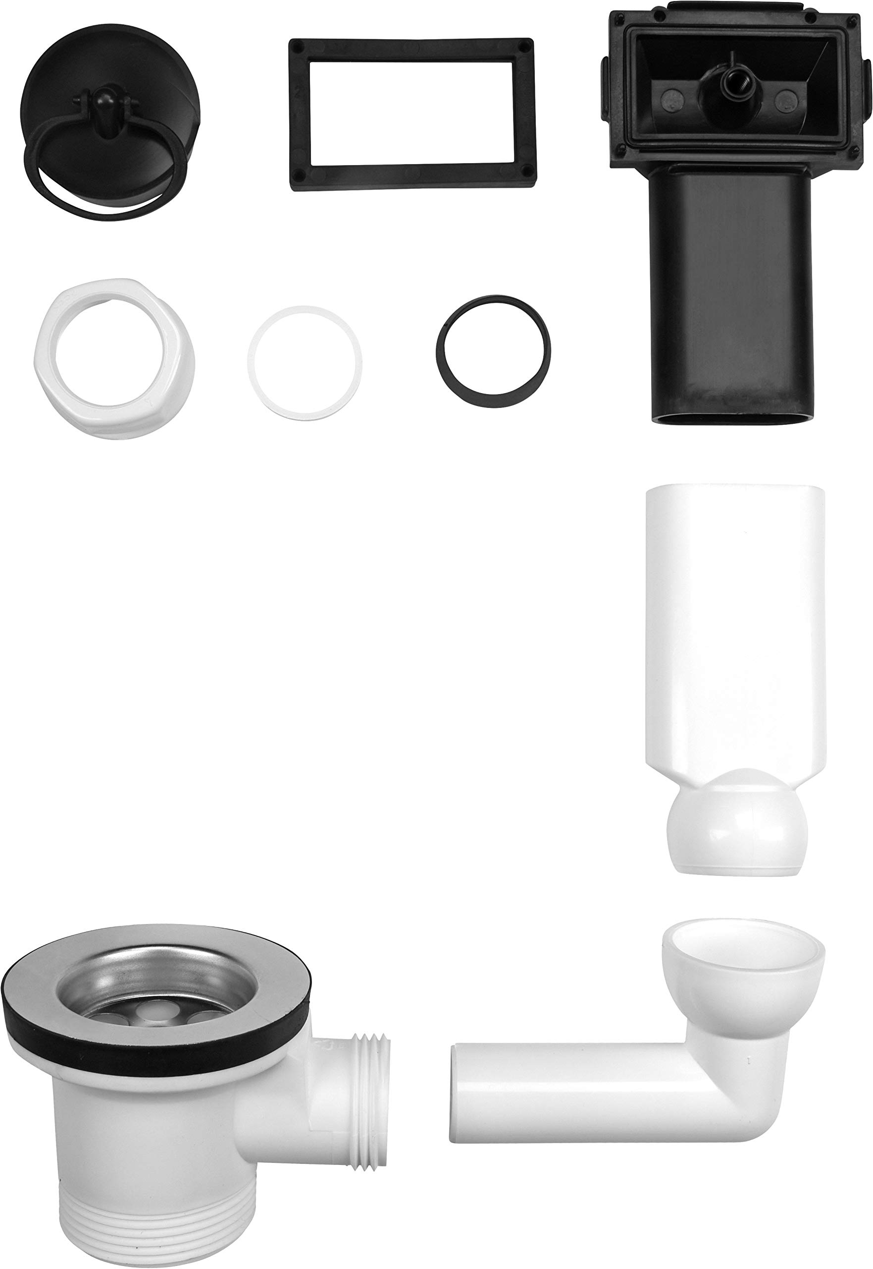 Cornat Coude D'Évacuation 1 1/2" - Recyclé Et Écologique - Pour Évier Ou Siphon