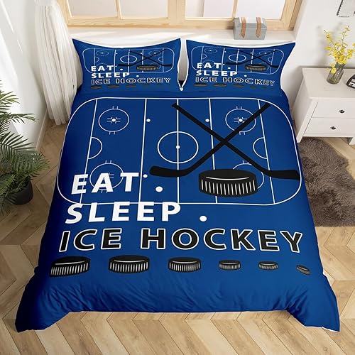 Miniatura 12 de Funda de edredón de béisbol matrimonial, juego de ropa de cama con temática de juegos de deportes de pelota para niños, funda de edredón de guantes