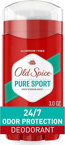Old Spice High Endurance Deodorant for Men, Aluminum Free, Pure Sport Scent, 3.0