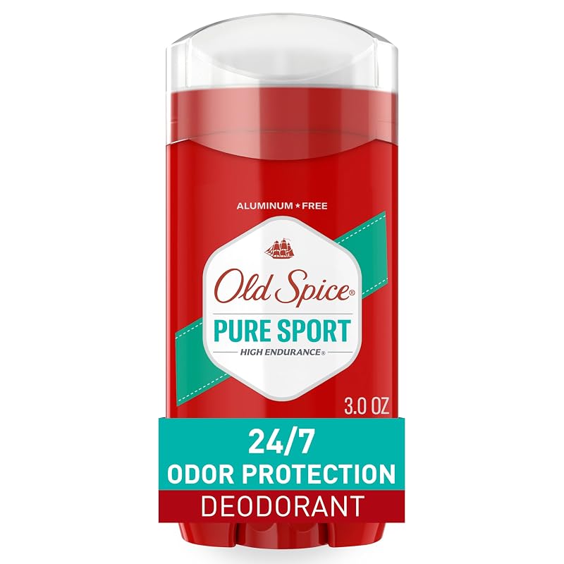 Desodorante Old Spice Pure Sport sem alumínio, 85 g