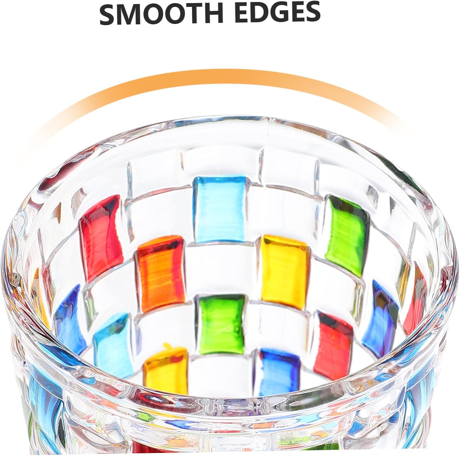 Painted Juice Cup Xmas Glass Beverage Glass Elegant Home