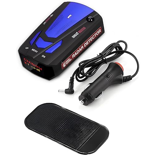 Speed Sentinel Radar Detector – 360° Police Speed Sentinel Radar Detectors for Cars with Voice Alerts, City & Highway Modes, False Alert Filtering