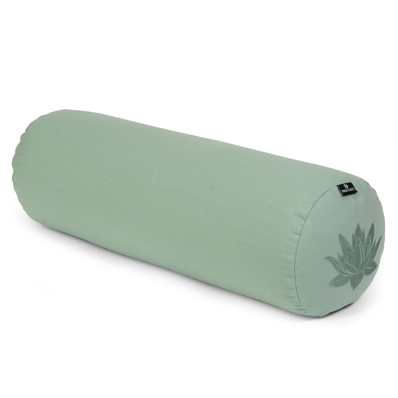 Yoga Studio Bolster di grano saraceno biologico, 23 x 61 cm