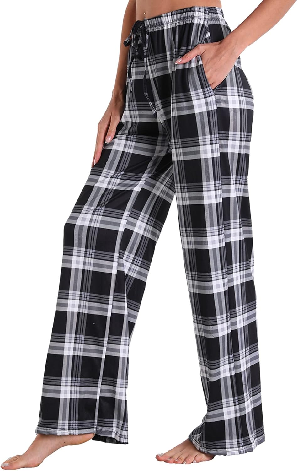 X-Image Women Comfy Casual Pajama Pants with Pockets & Drawstring - Image 2