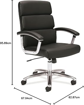 Chair,highback,leather,bk