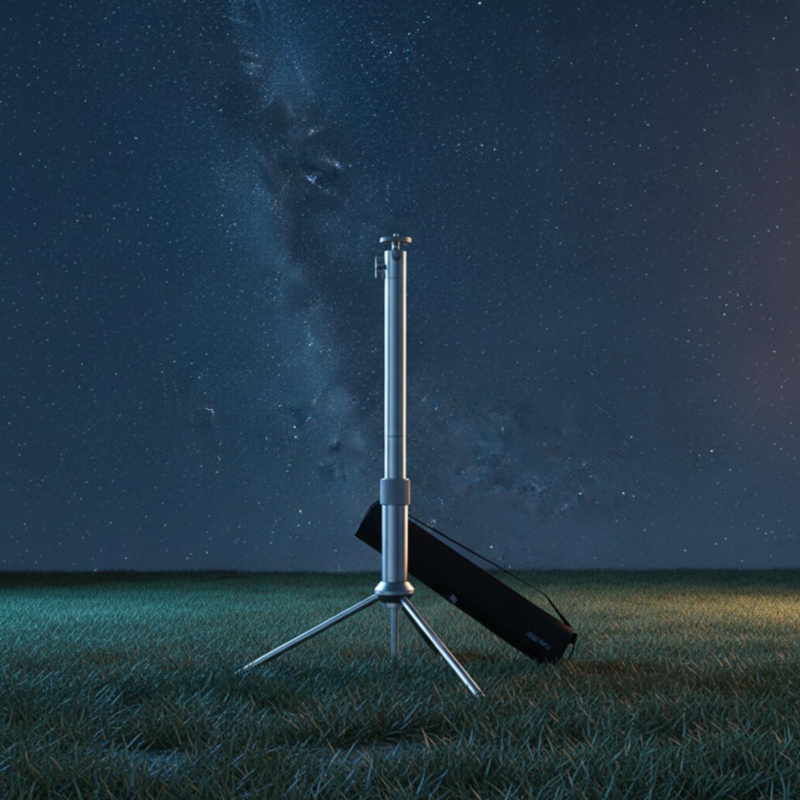 Supporto da Pavimento Portatile Stativo Telescopico Treppiede per Campeggio