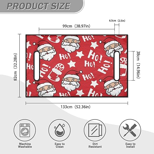 Miniatura 5 de Fundas de asiento de Navidad HoHo para carrito de golf, manta universal para carrito de golf, accesorios de tela súper duradera y suave