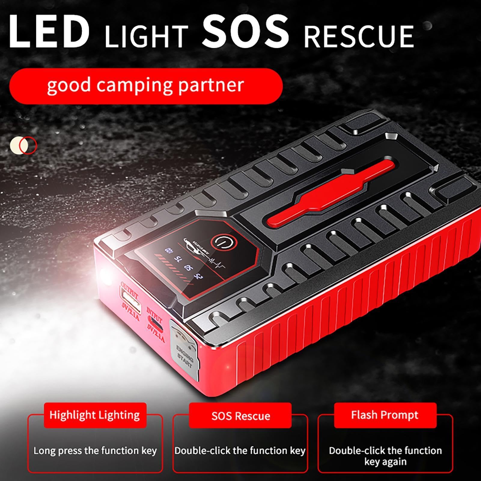 Amazon.co.jp: ジャンプスターター 12V車用 エンジンスターター