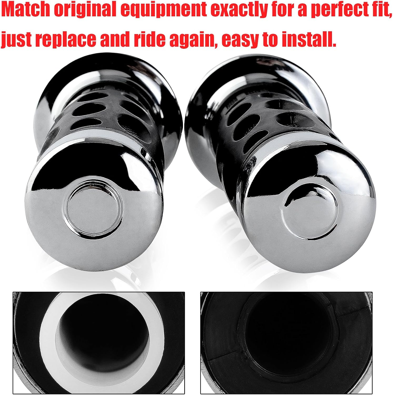 7/8inch 22mm Handlebar Throttle Twist Handle Grip Set for GY6 50cc 80cc 90cc 110cc 125cc 150cc Engine ATV Quad Scooter Go Kart Moped Motorcycle Pit Dirt Pocket Mini Bike 152QMI 157QMJ Kazuma