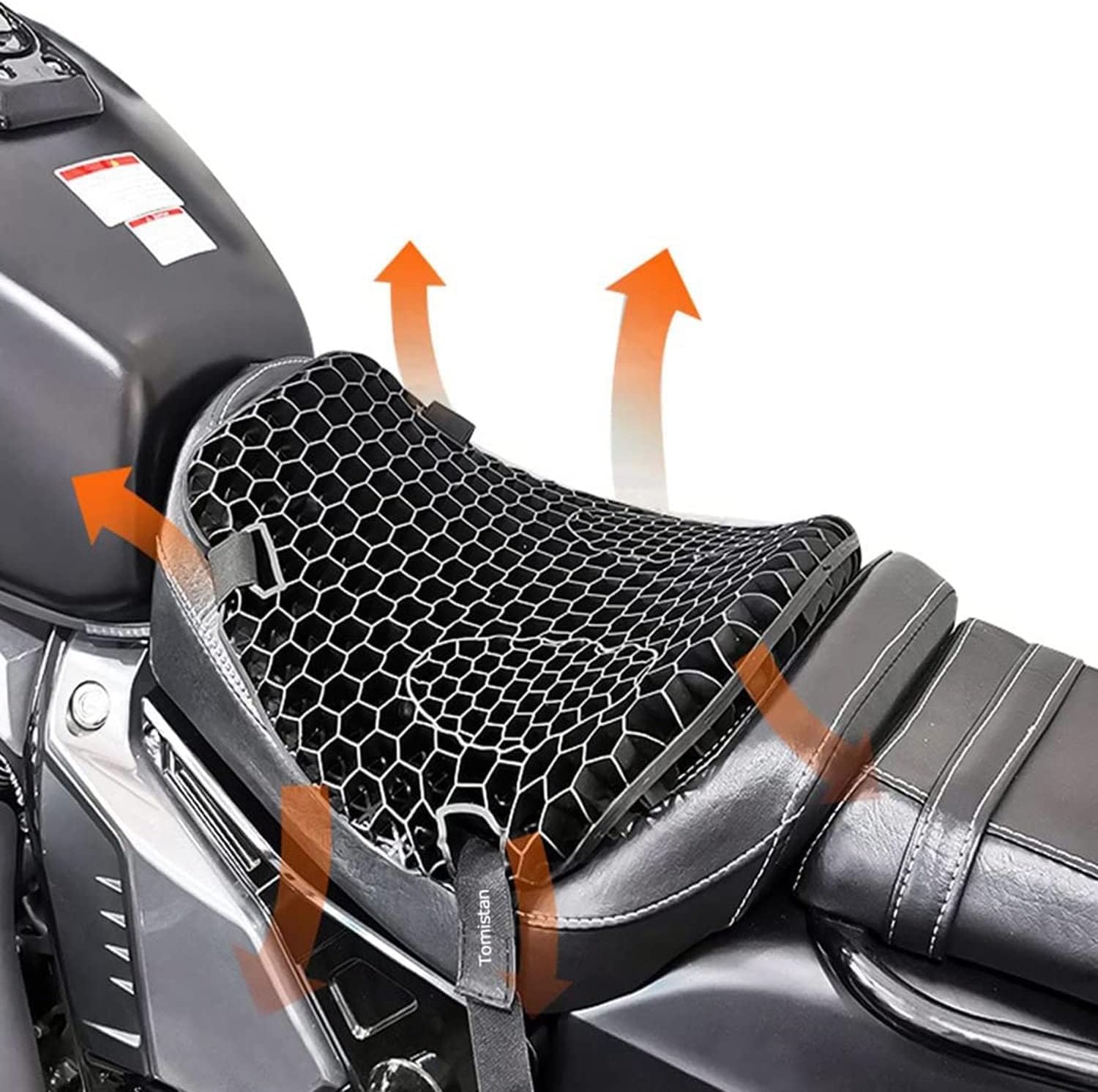 Amazon.co.jp バイクシートクッション バイク用 シートカバー 3D メッシュシートカバー ゲルクッション 尻痛み 腰痛み解消