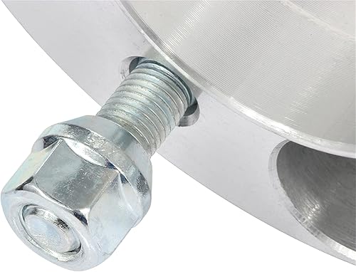 Miniatura 9 de SCITOO 2 espaciadores de rueda de 5 agarraderas de 5 x 4.75 pulgadas, rosca de 0.472 in x 1.5 de grosor, diámetro de 2.5 pulgadas, tamaño de