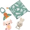 Fisher-Price Baby Sensory Toys So Many Senses Gift Set with Fine Motor Activities for Newborns, 4 Pieces, HRB17
