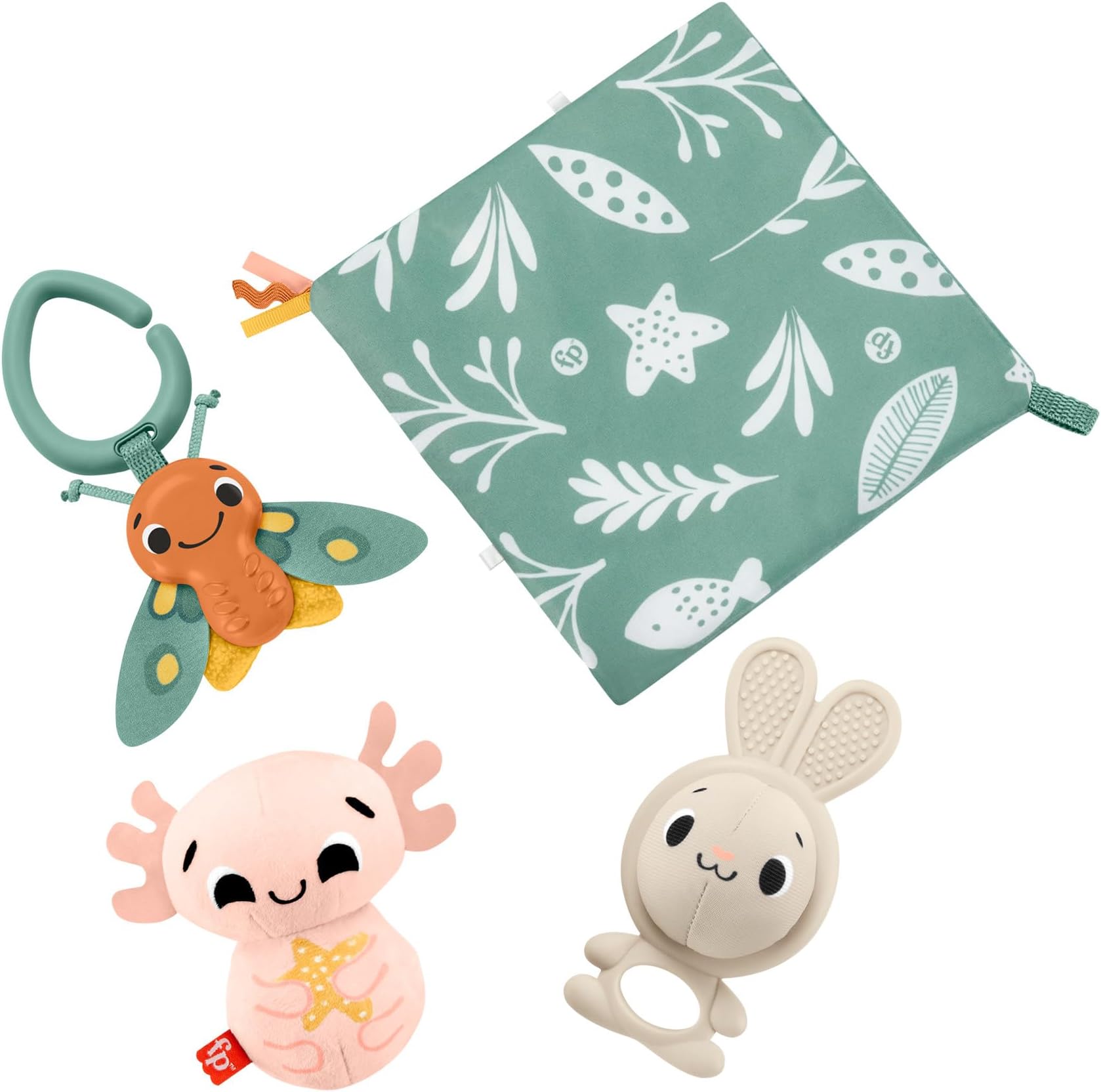 – Baby Sensory Toys So Many Senses Gift Set with Fine Motor Activities For Newborns, 4 Pieces, HRB17