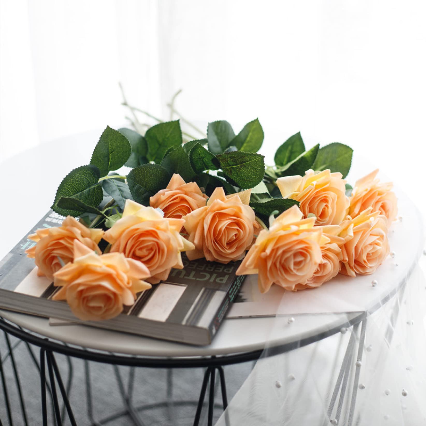 花 アートフラワーブーケ 薔薇 バラ アートフラワー プレゼント 花 5 5