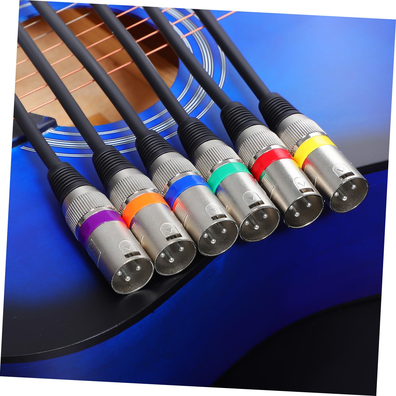TOYANDONA 6 Sztuk Metalowa Obudowa Podwójnie Ekranowany Drut Kable Głośnikowe Przewód Xlr Kabel Mikrofonu Xlr Kable Mikrofonowe ęski Na Żeński Kabel Mikrofonowy Mikrofon Kabel Miksera