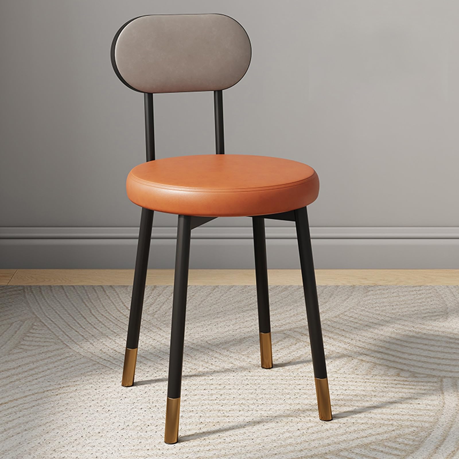 Chaises pliantes pour l'intérieur roses - Tabouret maquillage rembourré