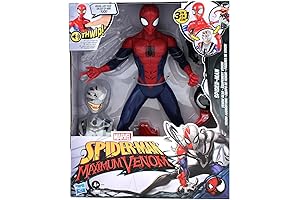 Spectacular Spider-Man and Venom: Epic Showdown with 12-Inch Marvel Figurines