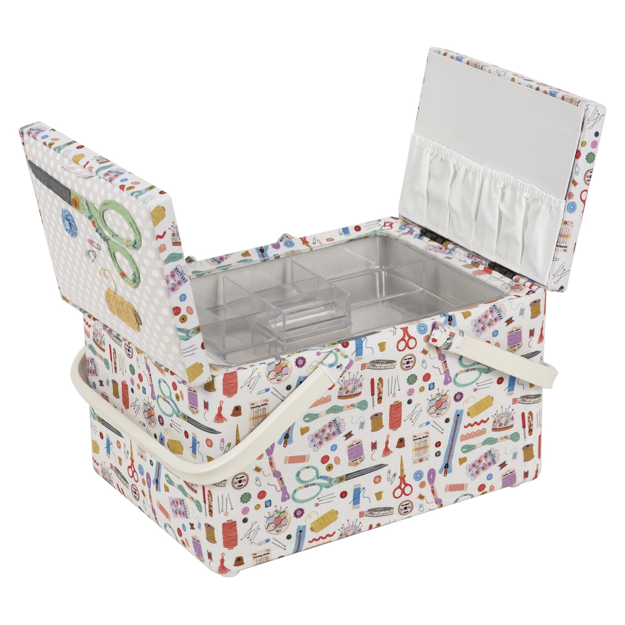 Amazon.com: Hobby Gift Large Sewing Box - Twin Lid Craft