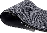 MaxMat 3x5 ft Extra Large Commercial Floor Mat - Heavy Duty Rubber Border, Waterproof Mud Trapper, Slip-Resistant, Made in USA (Charcoal Grey)