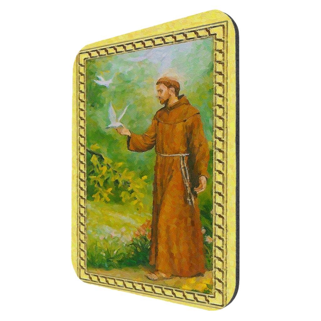 St Francis Animal Savior - Mousepad