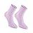 Rainbow Socks - 1 pair of DIABETIC Elastic Cotton Socks for SWOLLEN FEET, Purple XS