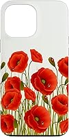 Vista 24 de iPhone XR - Carcasa para iPhone XR con diseño de amapolas rojas