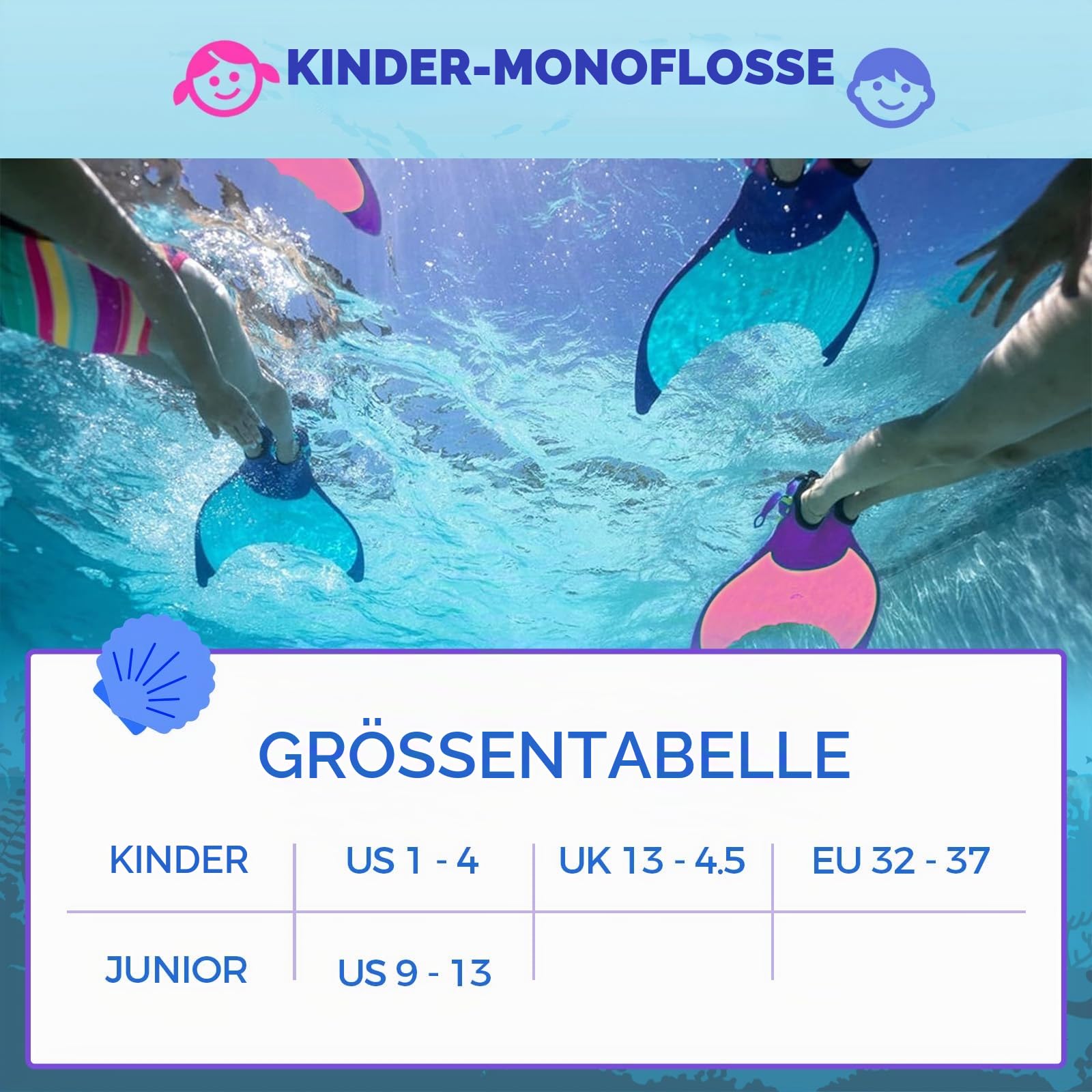 Body Glove Kids Mermaid Linden Monofin