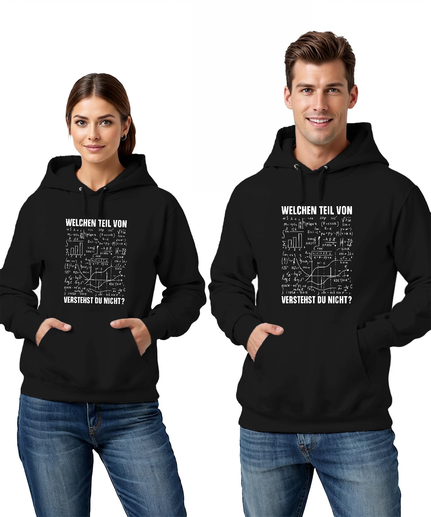 ¿Qué parte de las matemáticas no entiendes Fórmulas Nerd IQ Divertida Sudadera con Capucha Unisex