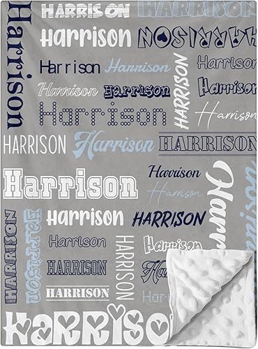 Manta personalizada con nombre de bebé, súper suave y cómoda para recién nacidos, mantas personalizadas con nombre, regalos personalizados para