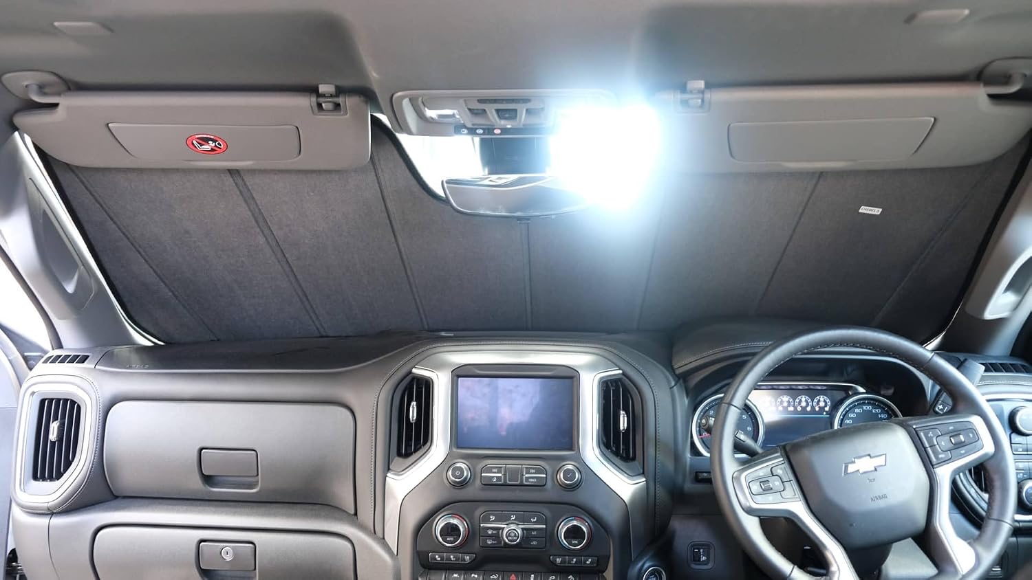 Snap Shades for Chevrolet Silverado 4th Generation | GMC Sierra 5th Generation Front Windscreen Sun Shade (2019-Present)