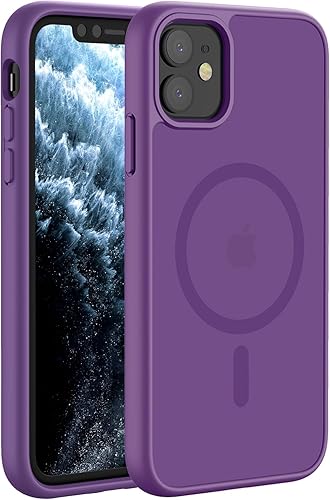Hualele Magnetic for iPhone 11 Case & iPhone XR Case,Compatible with MagSafe, Mi