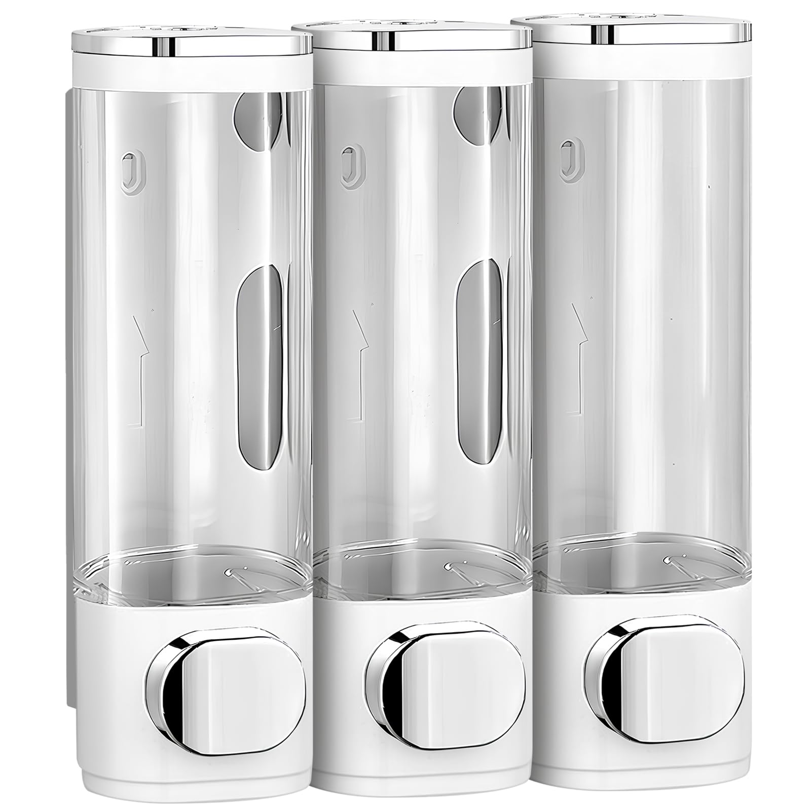 Buy NODrill 3 in1 Wall ed Soap Dispenser, Shampoo and Conditioner