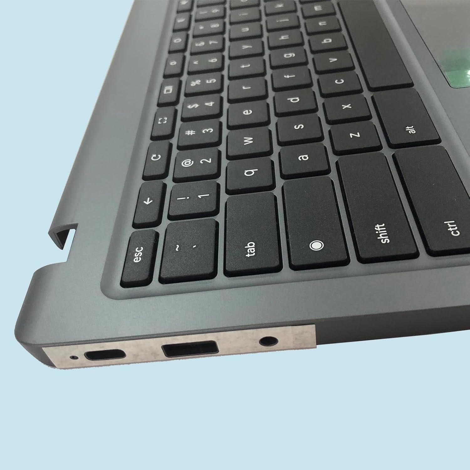 New Replacement for Lenovo 14E Chromebook Gen3 Palmrest with US Keyboard and Touchpad,P/N:5M11H61768
