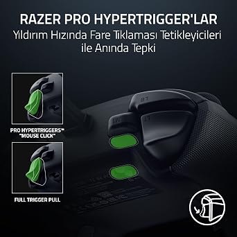 Razer Wolverine V3 Tournament Edition 8K PC – PC için Kablolu Espor Kumandası (8K Hz HyperPolling, Değiştirilebilir Başlıklı TMR Başparmak Çubukları) Siyah