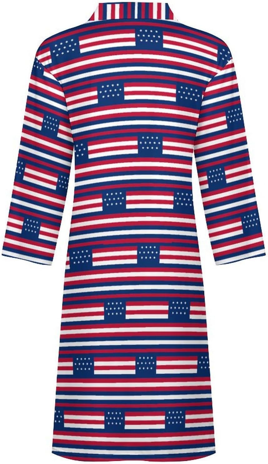 Serapis Flag Mens Robe Long Bathrobe for Women Bath Robes Lightweight Soft Printed Sleepwear