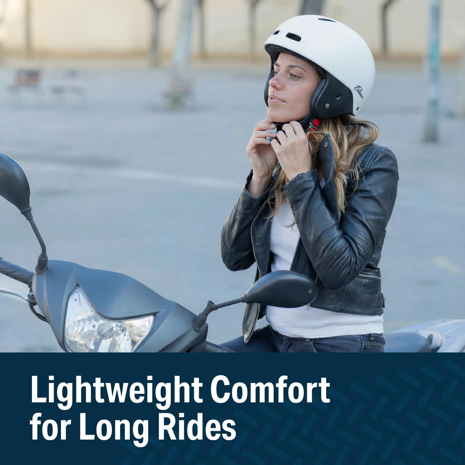 Bikeroo Adult Multi Sport Bike Helmet with Rear Safety Light, Adjustable Head Protection All Purpose Cycling Safety Gear for Men & Women