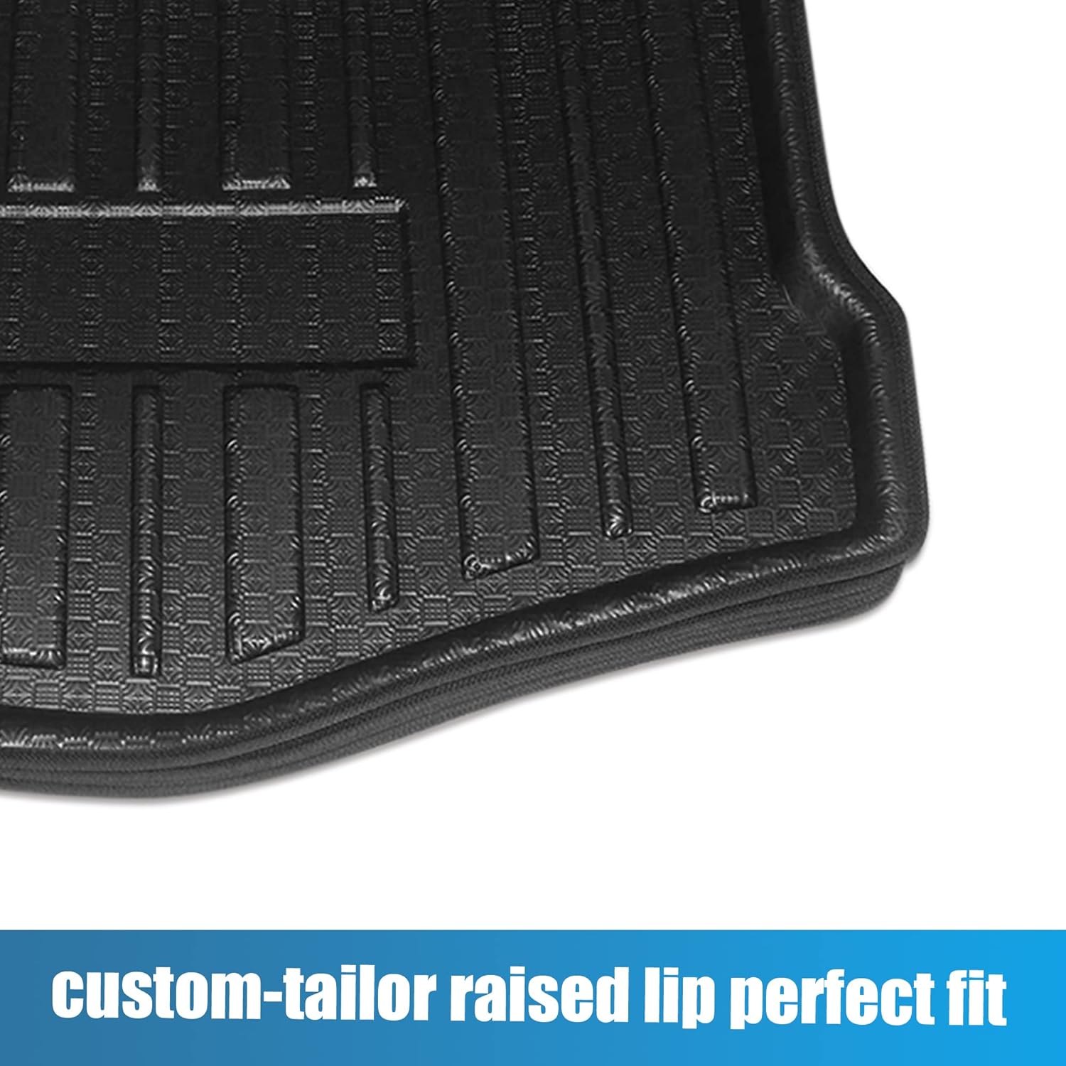 uxcell Cargo Trunk Tray Cargo Liner Rear Cargo Trunk Floor Mat Waterproof Protector Custom for Ford Focus Hatchback 2012-2017