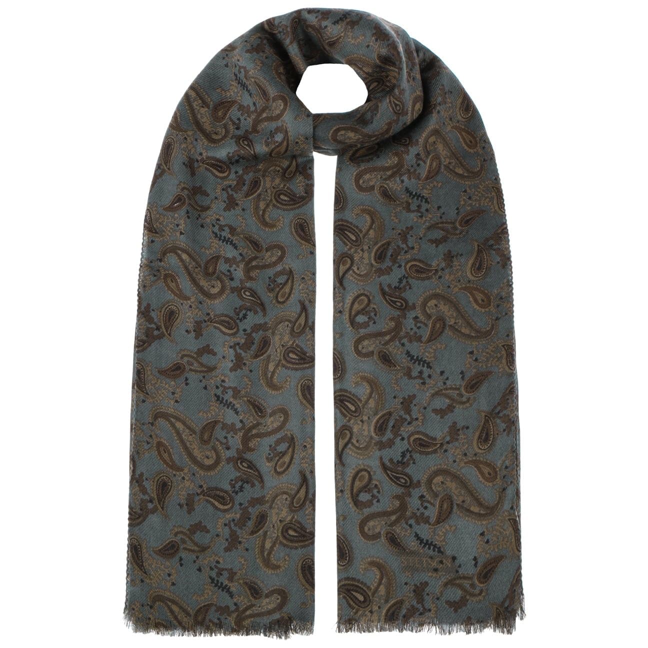 Stetson Belsay Paisley Scarf Fringe Unisex Autumn Winter