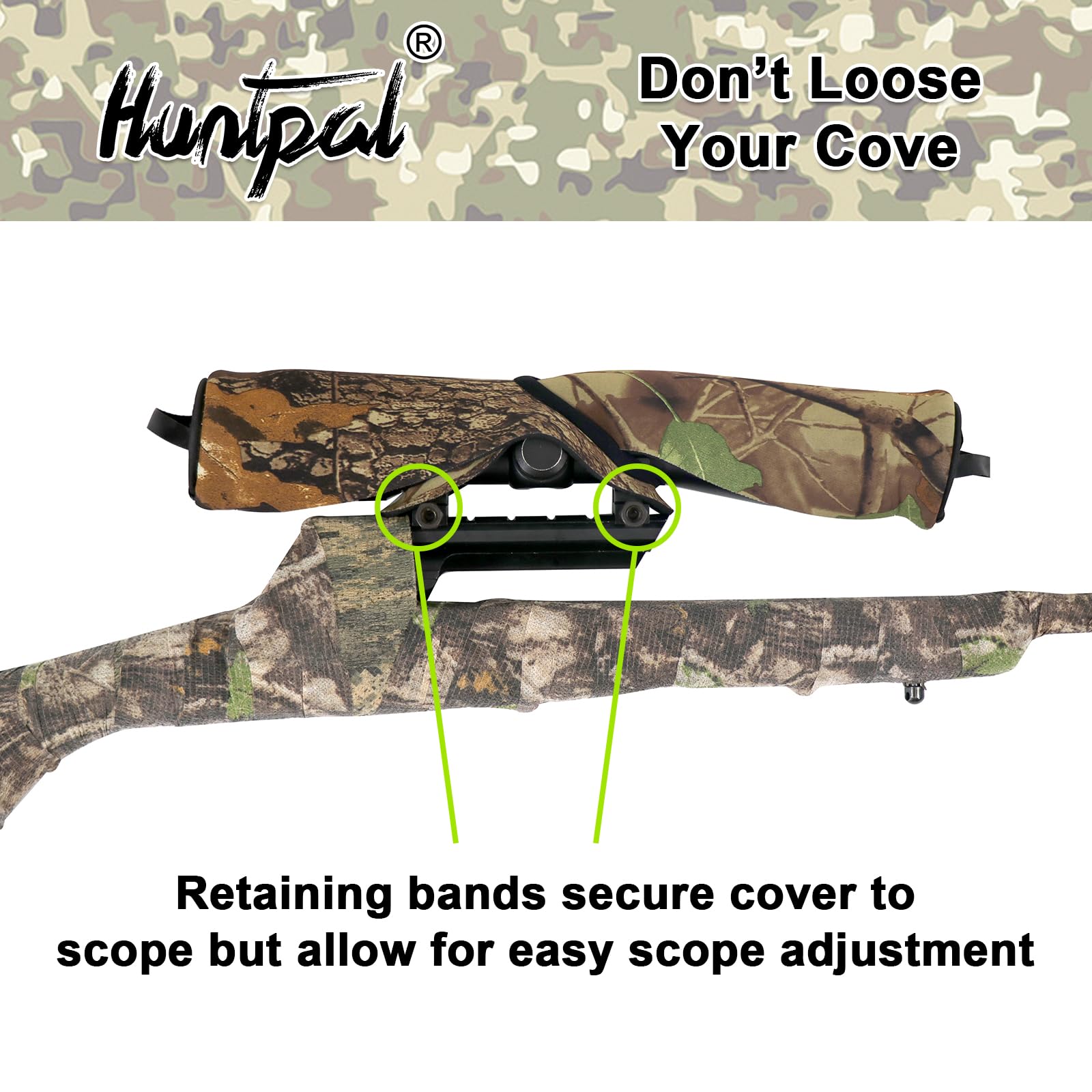 Amazon.co.jp: HUNTPAL スナップショットライフルスコープカバー