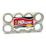DUC282195 - Duck Heavy-Duty Crystal Clear Packaging Tape – view 1