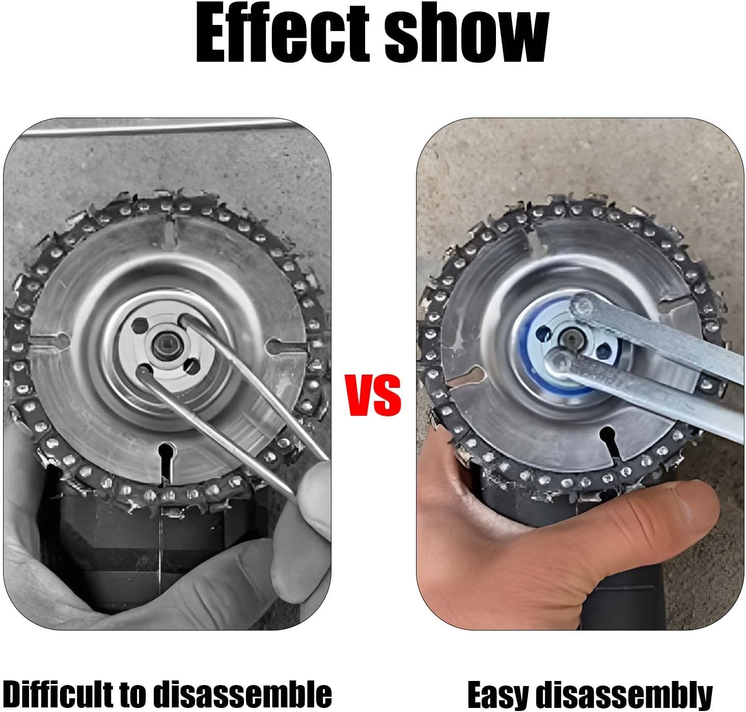 Sankoly Universal Adjustable Angle Grinder Wrench Pin Spanner Locknut Wrench for Backing Pads on Angle Grinder and Round Nuts with Drilled Holes