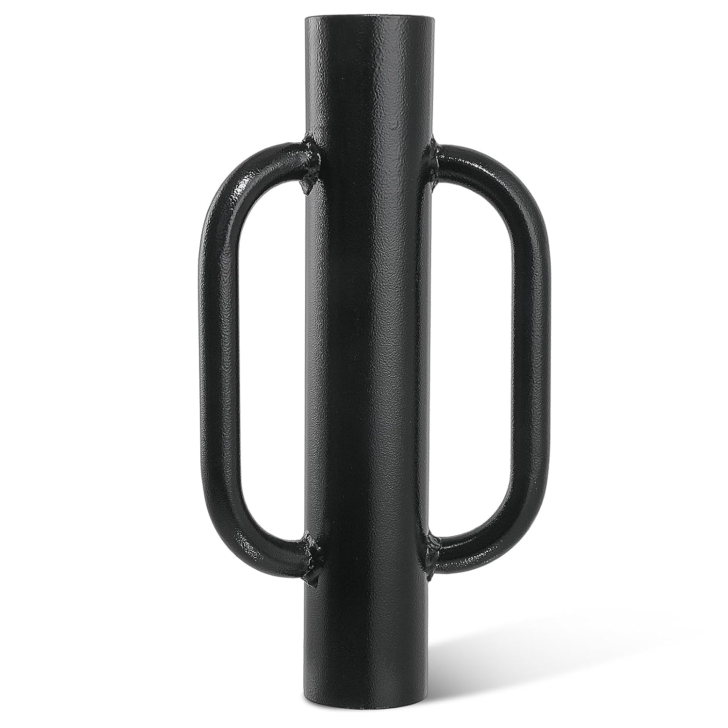 t post driver - 15lb fence post driver heavy duty hand post pounder with handle black steel rammer for u fence post wooden post hole diggers 15 lbs black 1