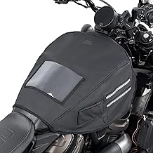 KEMIMOTO Motorcycle Fuel Tank Bag Cover Dustproof Fuel Gas Pad Cover Protector with Strong Retention Compatible with Touring Softail
